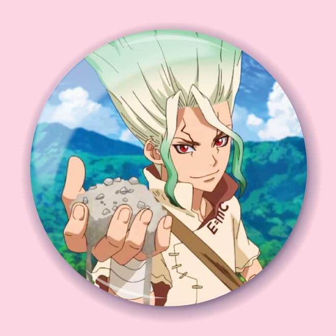Аніме значок Доктор Стоун (Dr. Stone) 21, 56 мм
