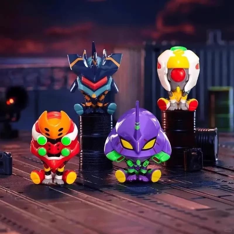 Випадкова аніме фігурка-сюрприз — Євангеліон (Neon Genesis Evangelion), серія Mini Sitting Series, 4 см (Blind Box) 2
