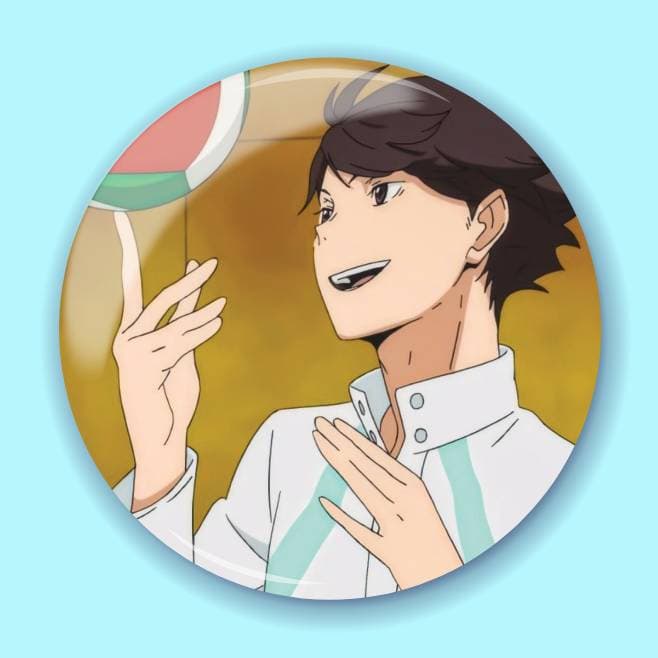 Аніме значок Волейбол (Haikyuu!!) 59, 56 мм, Глянець
