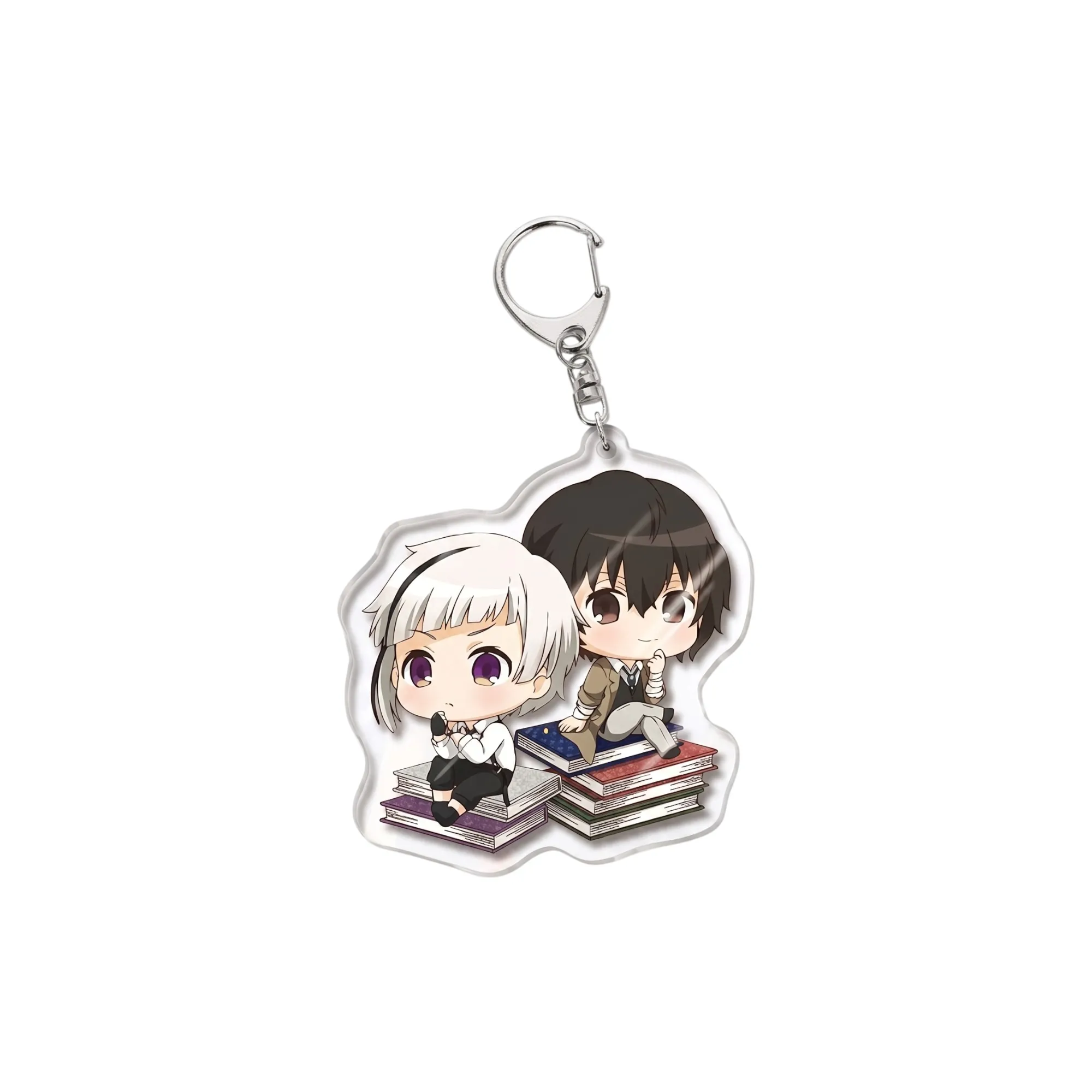 Акриловий брелок Літературні генії Бродячі пси (Bungou Stray Dogs), 5 см
