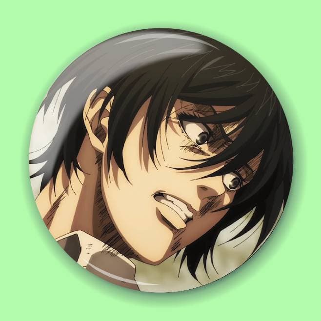 Аніме значок Атака титанів (Attack on Titan) 4, 56 мм, глянець