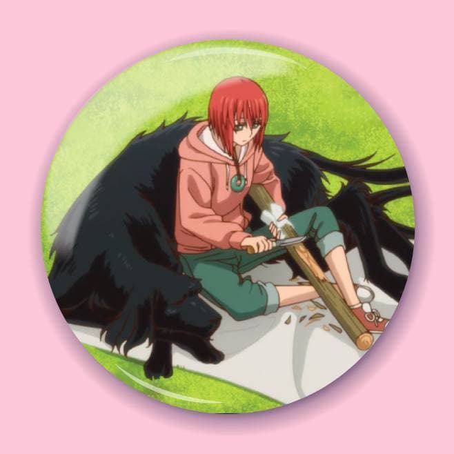 Аніме значок Наречена чаклуна (The Ancient Magus' Bride) 18, 56 мм, глянець