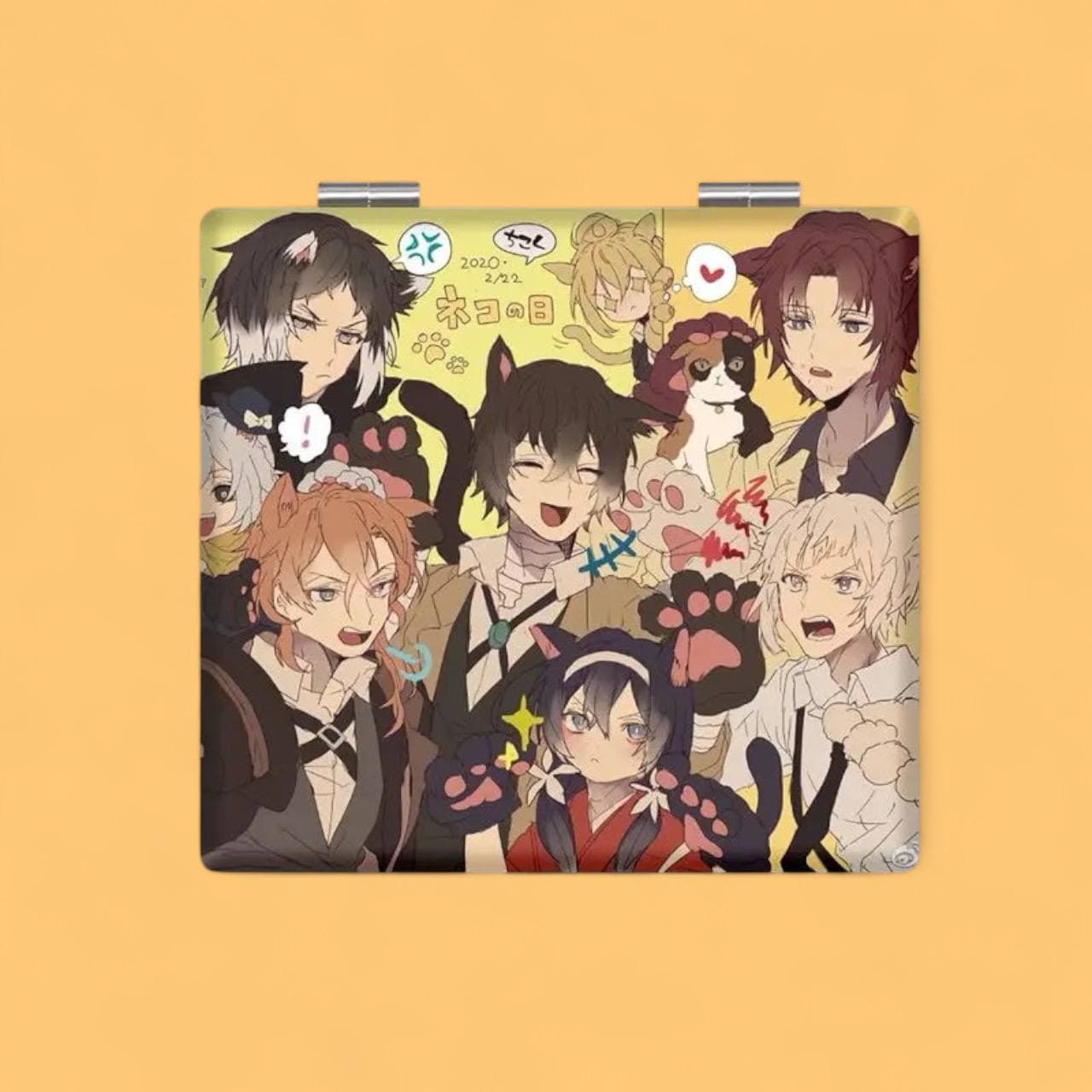 Аніме люстерко — Літературні генії Бродячі пси (Bungo Stray Dogs), 7 см