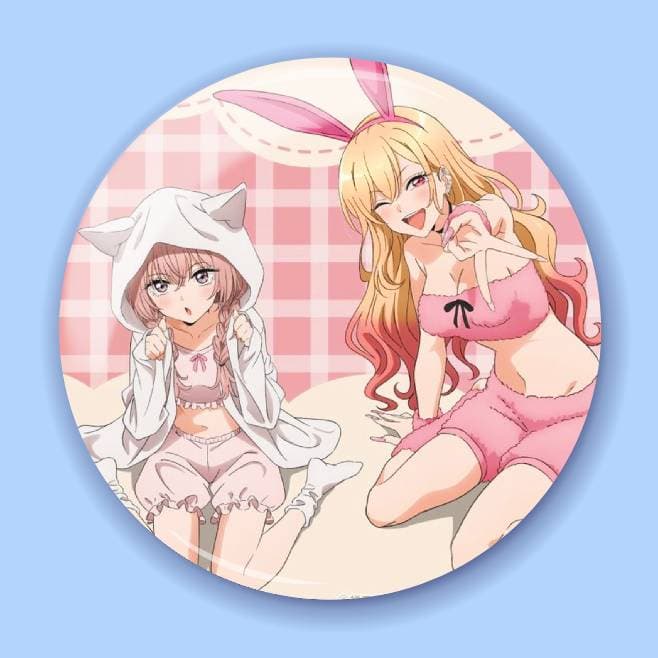 Аніме значок Ця порцелянова лялечка закохалася (My Dress-Up Darling) 51, 56 мм, глянець