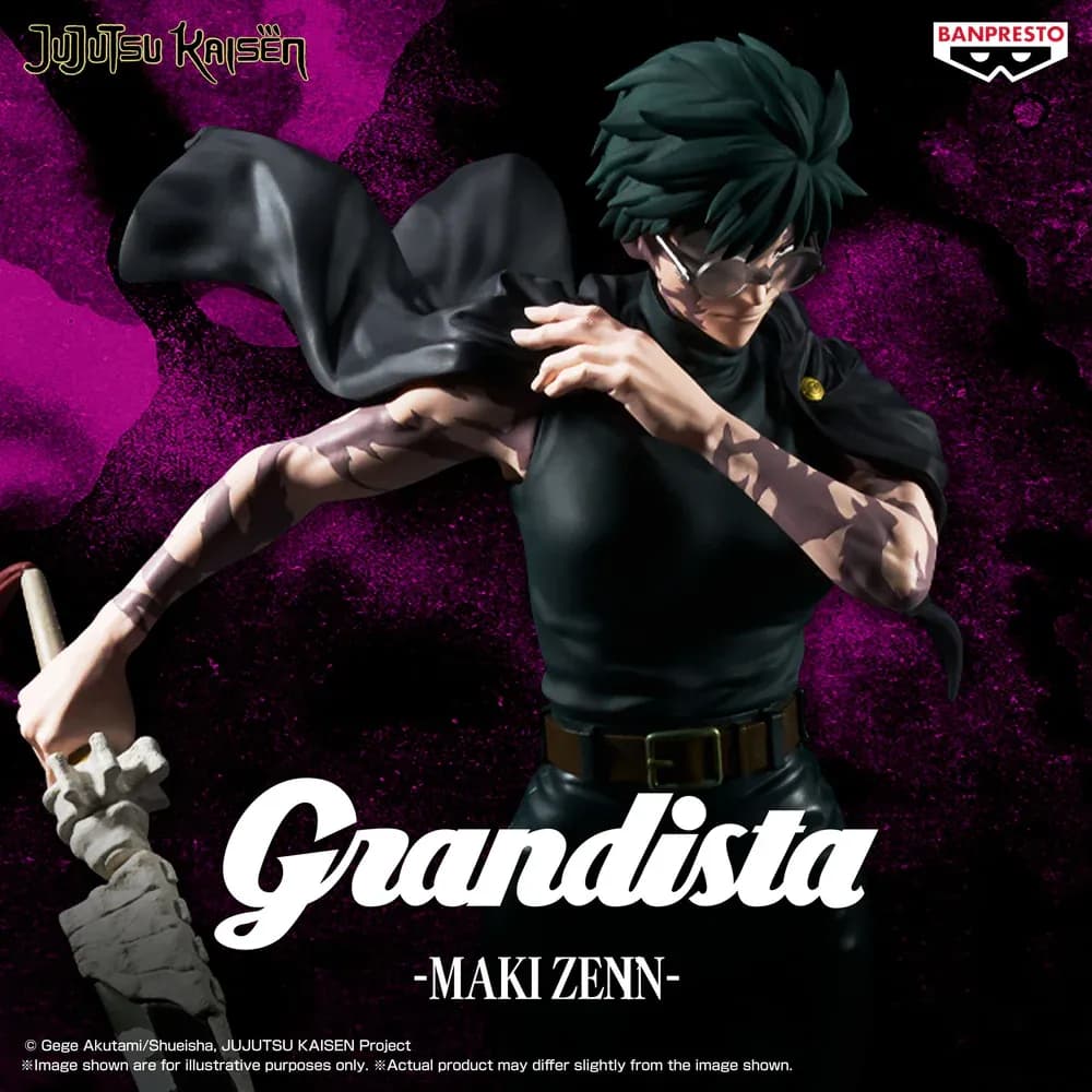 Аніме фігурка Макі Зенін (Maki Zenin) — Магічна битва (Jujutsu Kaisen), серія Grandista, 26 см 5