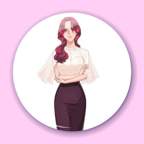 Аніме значок В наступному житті краще бути незнайомцями (Yakuza Fiancé) 5, 56 мм