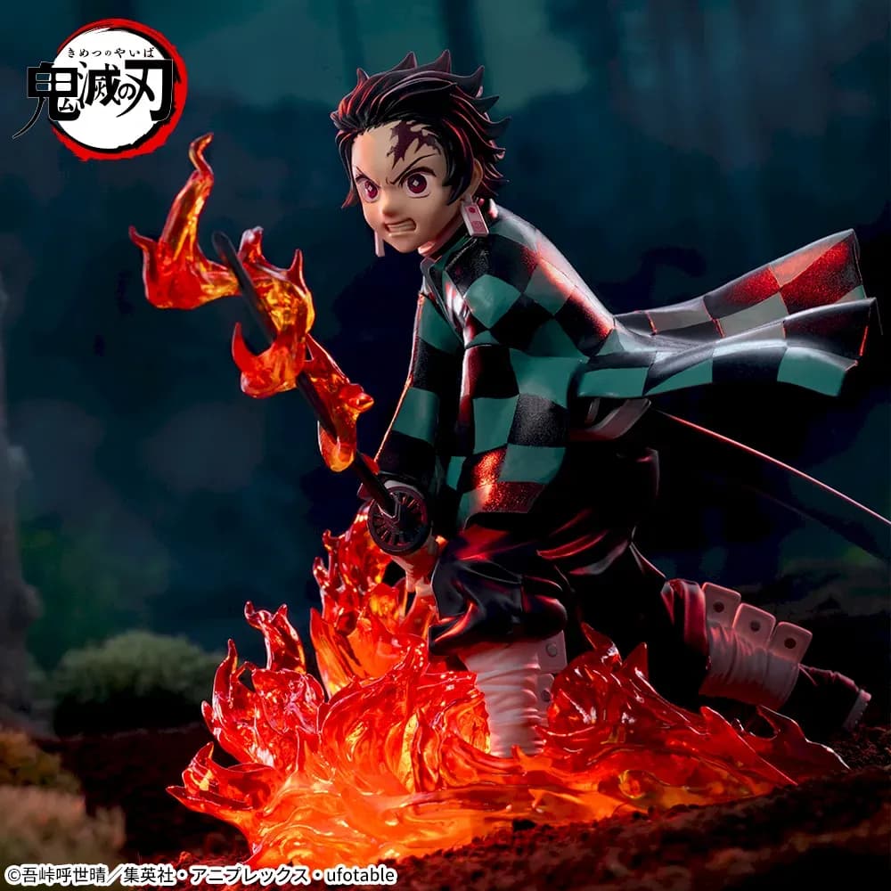 Аніме фігурка Танджіро Камадо (Tanjiro Kamado) — Клинок, що знищує демонів (Demon Slayer: Kimetsu no Yaiba), серія Xross Link, виробник Sega, 12 см 4