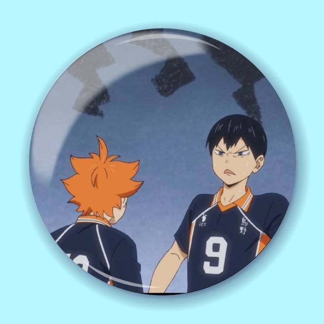 Аніме значок Волейбол (Haikyuu!!) 70, 56 мм, глянець