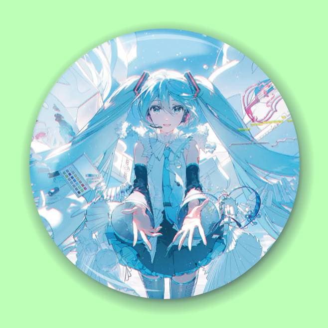 Аніме значок Хацуне Міку (Hatsune Miku) — Хацуне Міку (Hatsune Miku) Piapro Characters 49, 56 мм