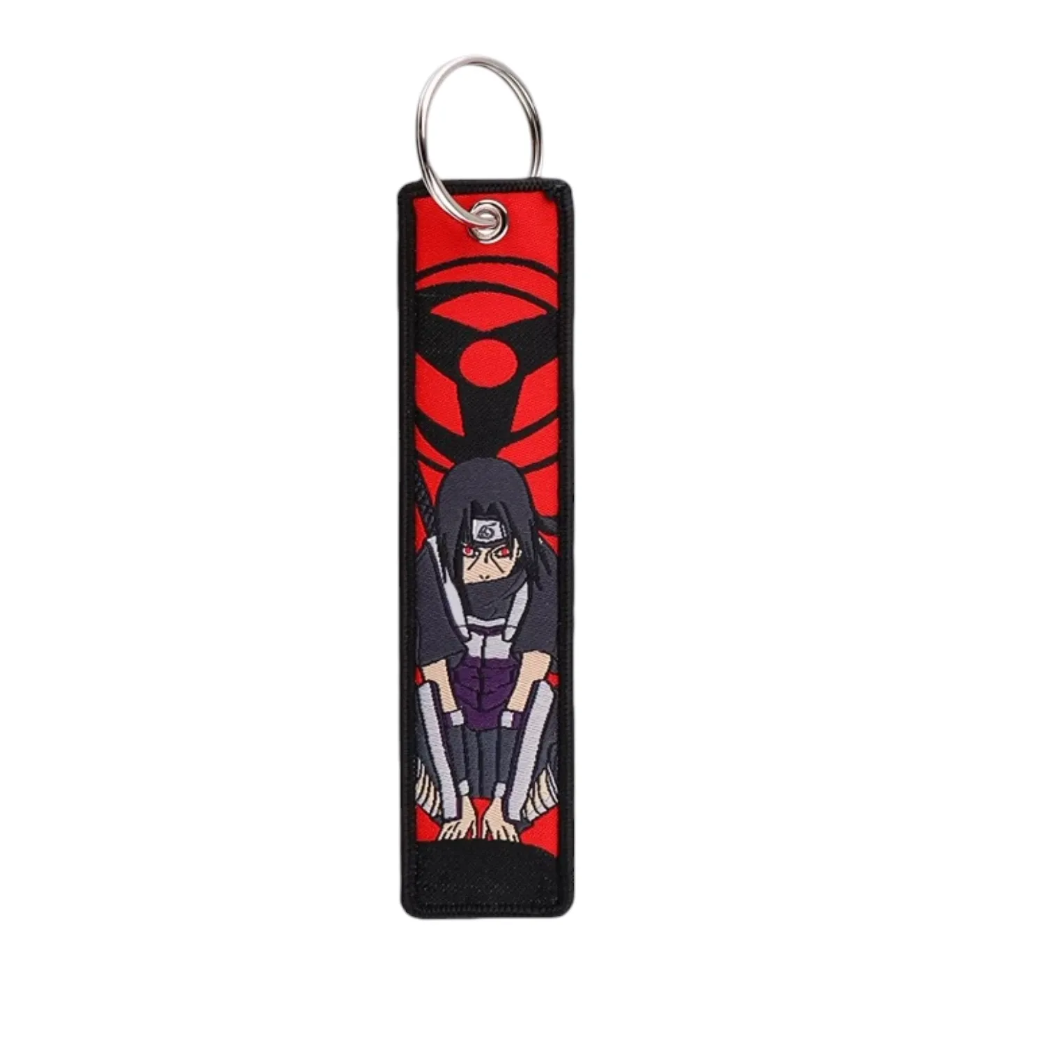 Аніме брелок тканинний двосторонній Ітачі Учіха (Itachi Uchiha) — Наруто (Naruto), 12 см