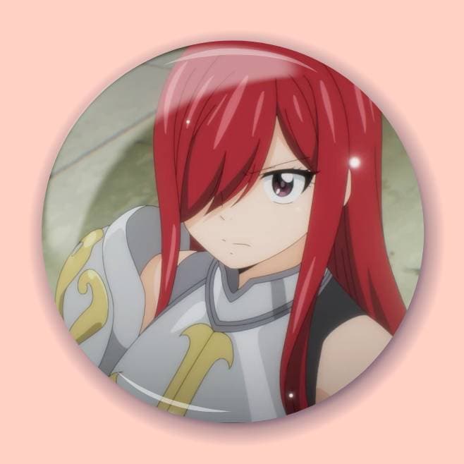 Аніме значок Хвіст Феї (Fairy Tail) 6, 56 мм, глянець