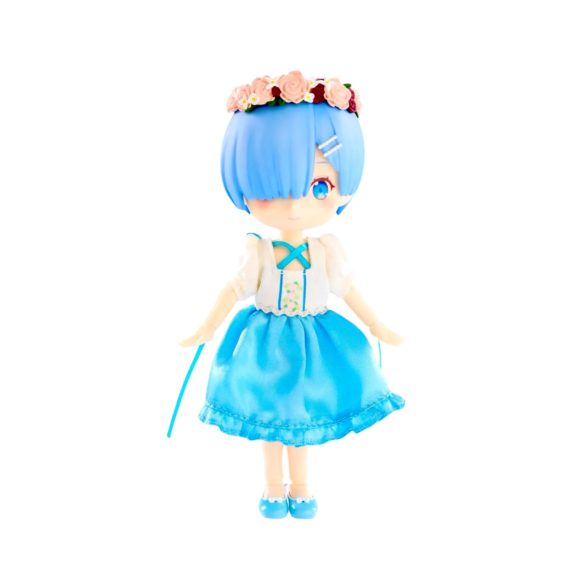 Аніме фігурка Рем (Rem: Bridesmaid) — Re:Zero — Початок життя в іншому світі з нуля (Re:Zero - Starting Life in Another World), серія MeloDoll, 15 см, виробник FuRyu