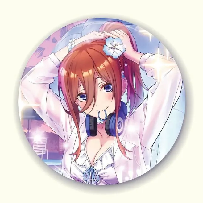 Аніме значок Пʼять наречених (The Quintessential Quintuplets) 8, 56 мм
