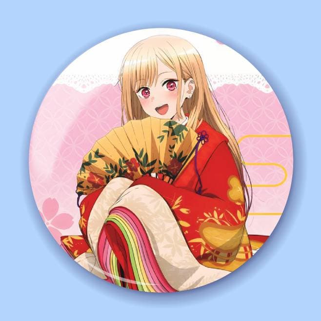 Аніме значок Ця порцелянова лялечка закохалася (My Dress-Up Darling) 3, 56 мм, Глянець