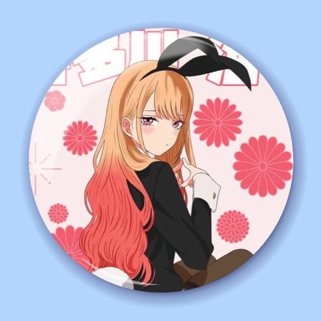 Аніме значок Ця порцелянова лялечка закохалася (My Dress-Up Darling) 38, 56 мм