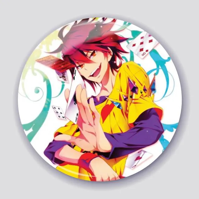 Аніме значок Без гри нема життя (No Game No Life) 8, 56 мм