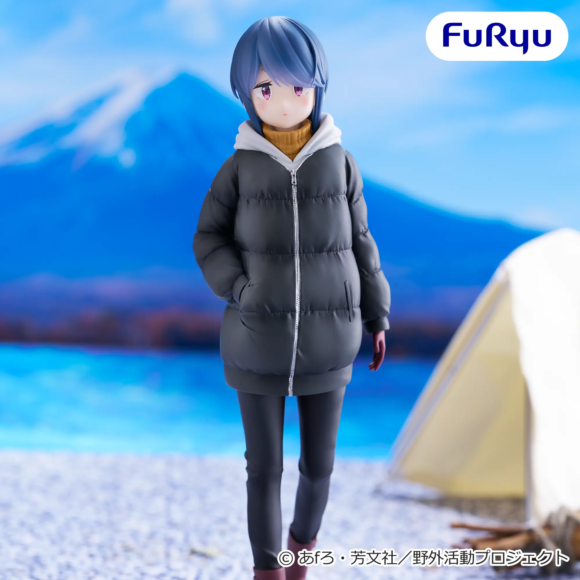 Аніме фігурка Рін Шіма (Rin Shima) — Табір на свіжому повітрі (Laid-Back Camp / Yuru Camp), серія Trio-Try-iT, 20 см 2
