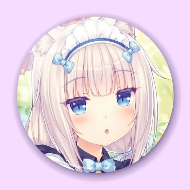 Аніме значок Котячий рай (Nekopara) 9, 56 мм