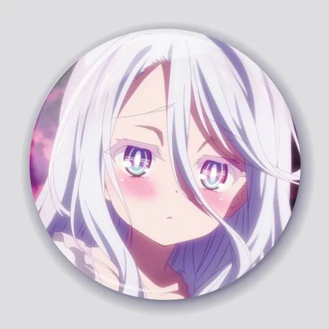 Аніме значок Без гри нема життя (No Game No Life) 3, 56 мм