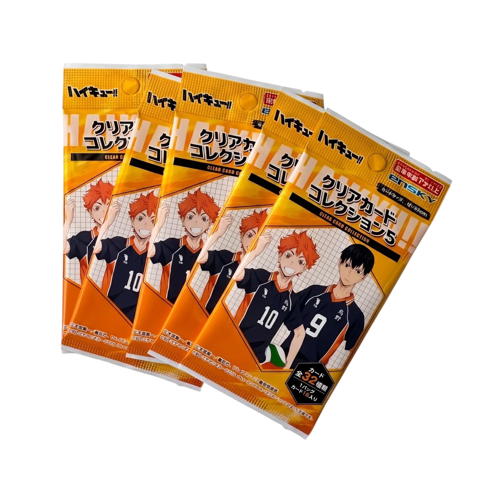 Аніме картки Волейбол!! (Haikyu!!) Clear Card Collection 5, виробник Ensky