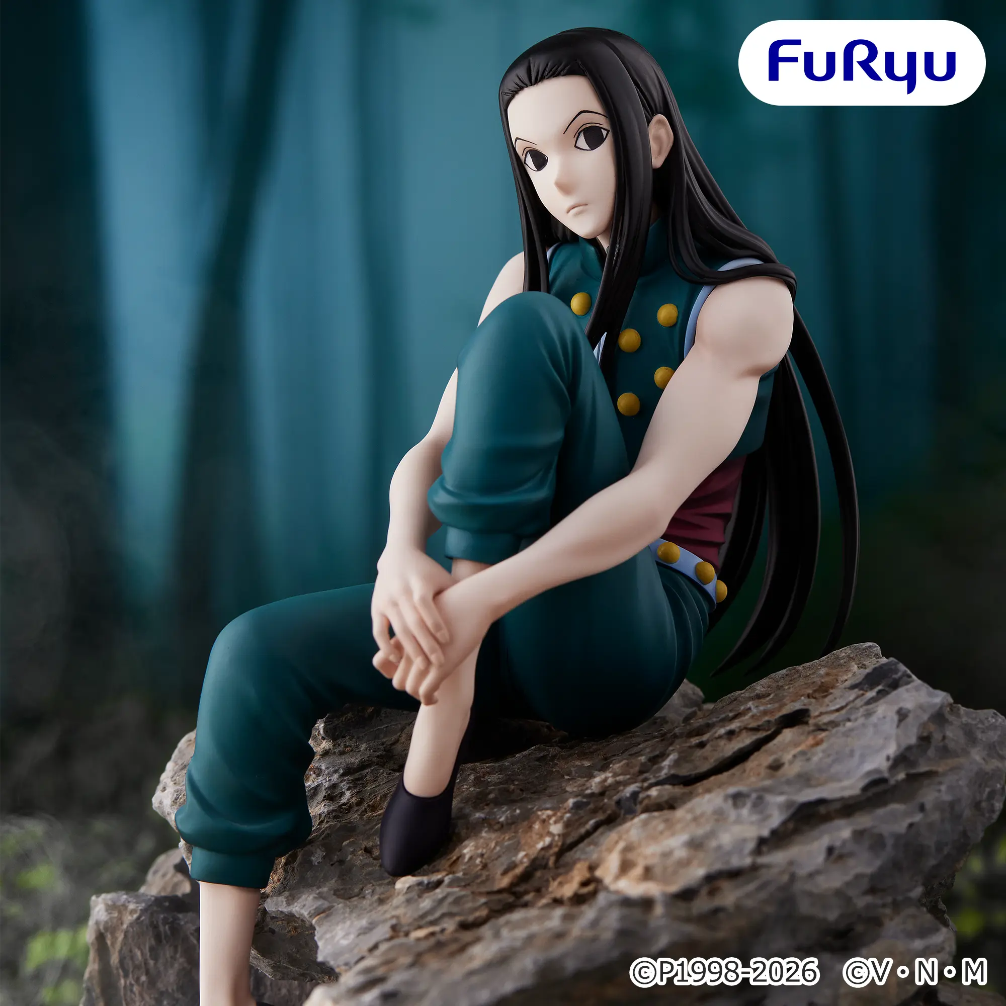 Аніме фігурка Іллумі Золдік (Illumi Zoldyck) — Мисливець х Мисливець (Hunter x Hunter), серія Noodle Stopper, 15 см, виробник FuRyu 2