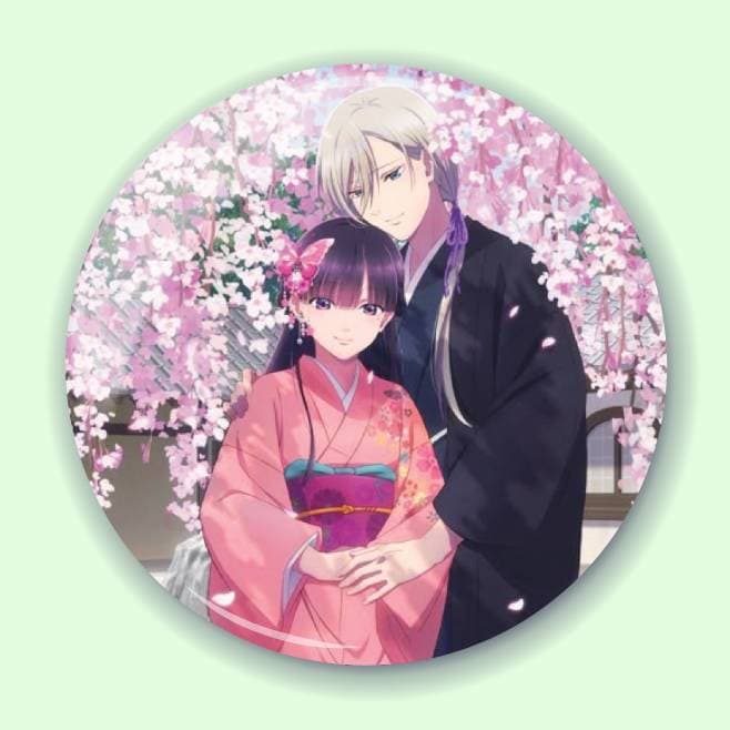 Аніме значок Мій щасливий шлюб (My Happy Marriage) 25, 56 мм, глянець