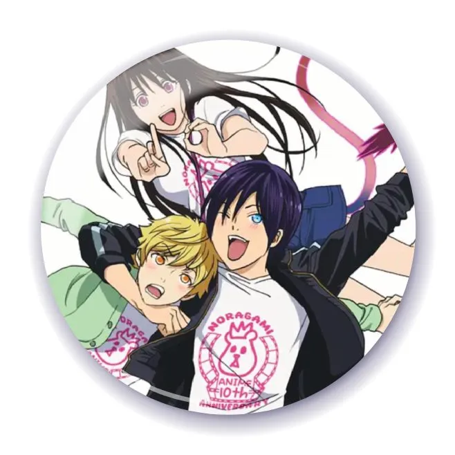 Аніме значок Безхатній бог (Noragami) 22, 56 мм, глянець