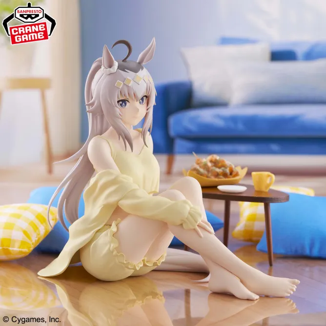 Аніме фігурка Оґурі Кеп (Oguri Cap) — Кобилички: Сіндерела Ґрей (Uma Musume: Cinderella Gray), серія Relax Time, 14 см, виробник Banpresto 4
