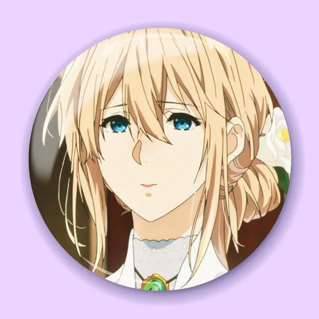Аніме значок Вайолет Еверґарден (Violet Evergarden) 13, 56 мм