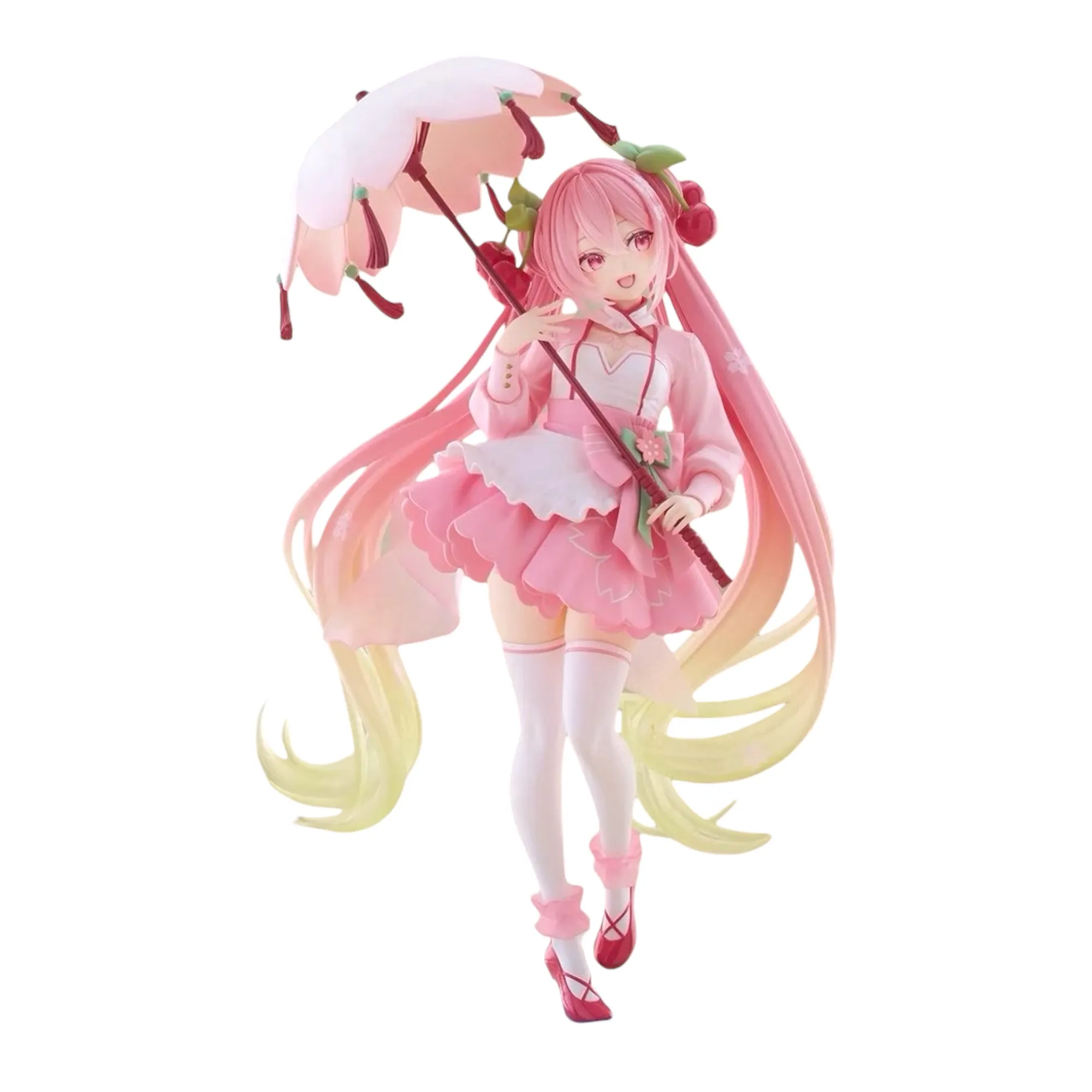 Аніме фігурка Хацуне Міку (Hatsune Miku) — Вокалоїд (Vocaloid), Artist MasterPiece+ Sakura Dress Ver., Taito, 21 см