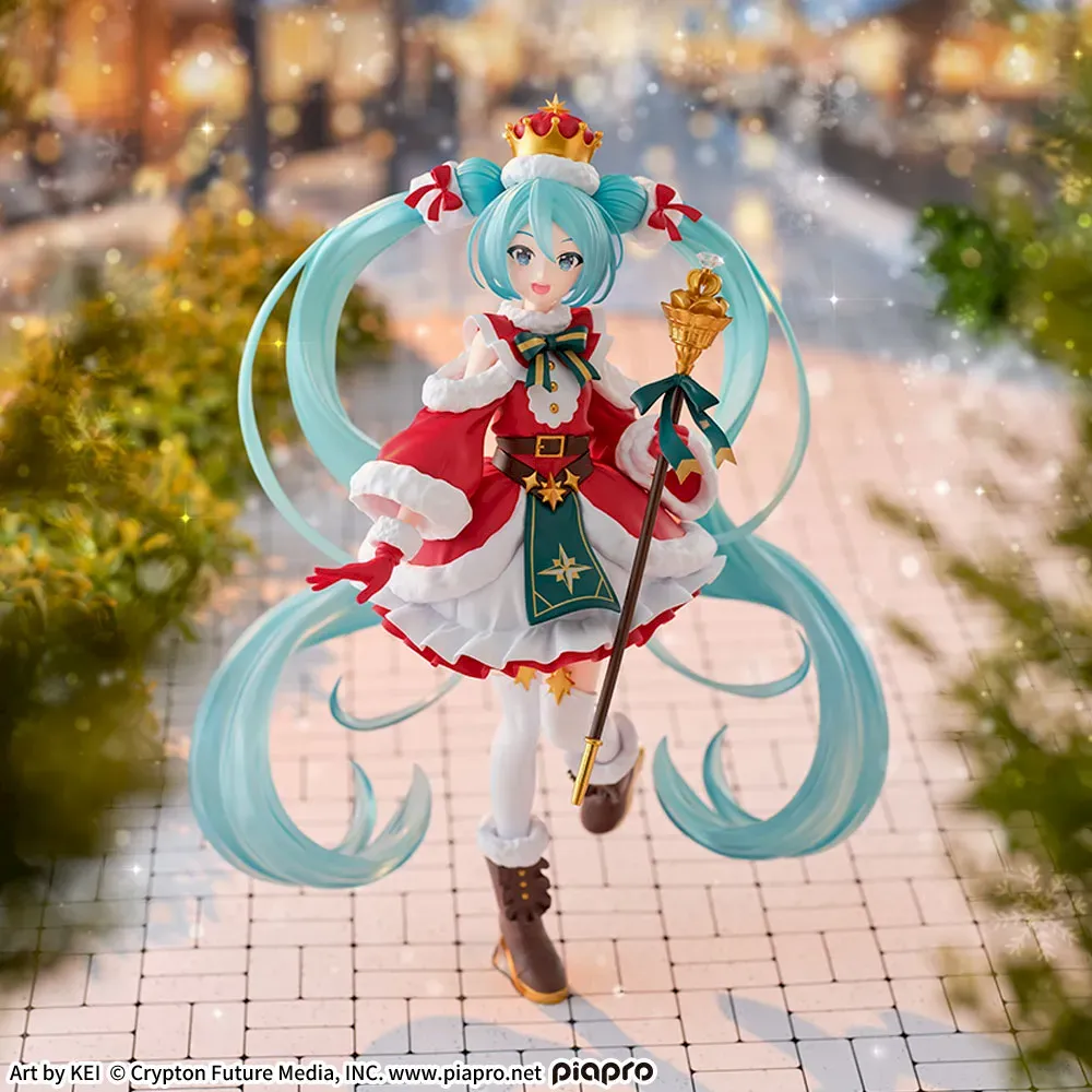 Аніме фігурка Хацуне Міку: версія Різдво 2026 (Hatsune Miku: Christmas 2026 Ver.) — Хацуне Міку (Hatsune Miku), серія FIGURIZM Alpha, 27 см, виробник Sega 2