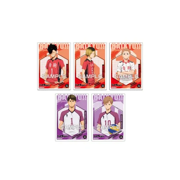 Аніме картки Волейбол!! (Haikyu!!) Clear Card Collection 5, виробник Ensky 3
