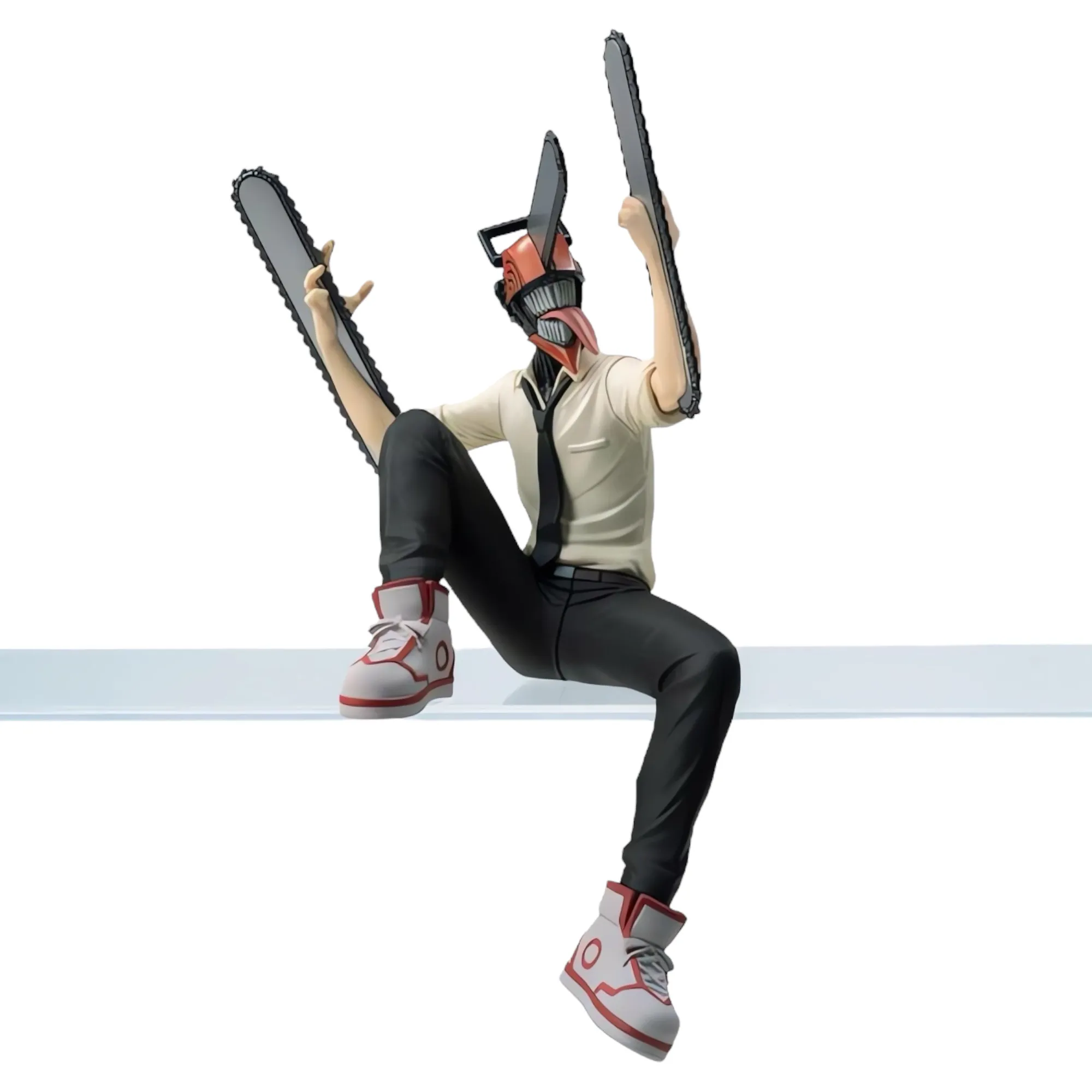 Аніме фігурка Денджі (Denji) Premium Perching Sega — Людина-бензопила (Chainsaw Man), 14 см
