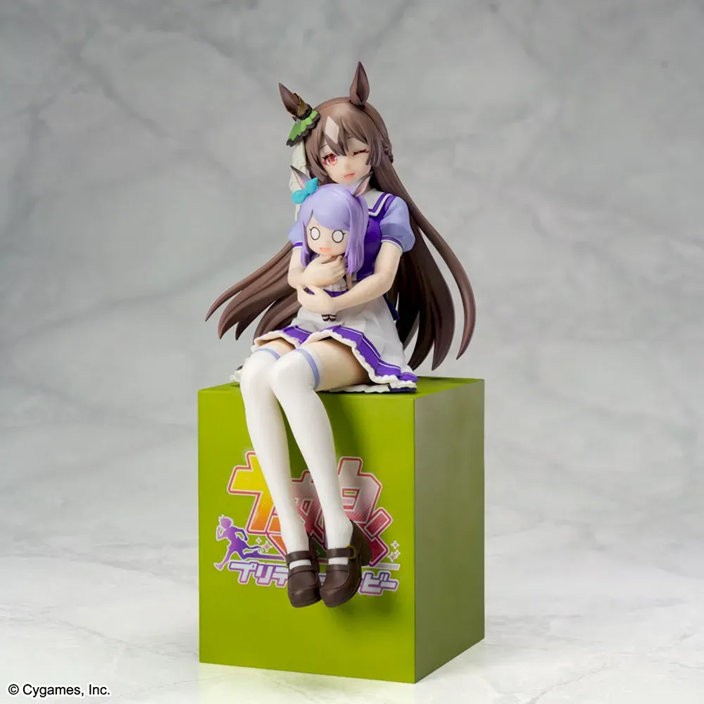 Аніме фігурка Сатоно Дайамонд (Satono Diamond Sitting Ver.) — Кобилички: Доленосне дербі (Uma Musume Pretty Derby), колаборація XStellar, 8х20 см 3