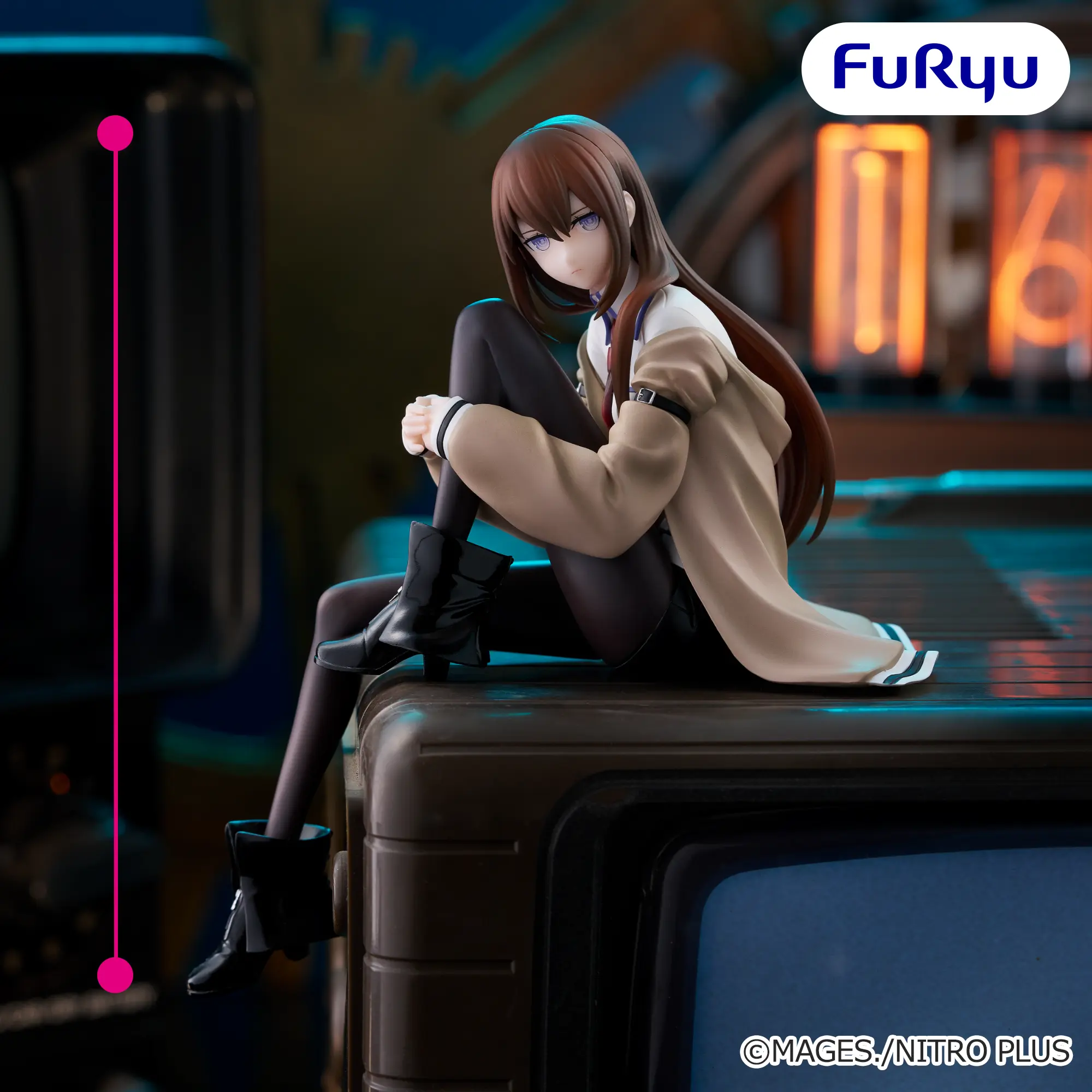 Аніме фігурка Курісу Макісе (Kurisu Makise) — Брама Штейна (Steins;Gate), серія Noodle Stopper, 14 см 4