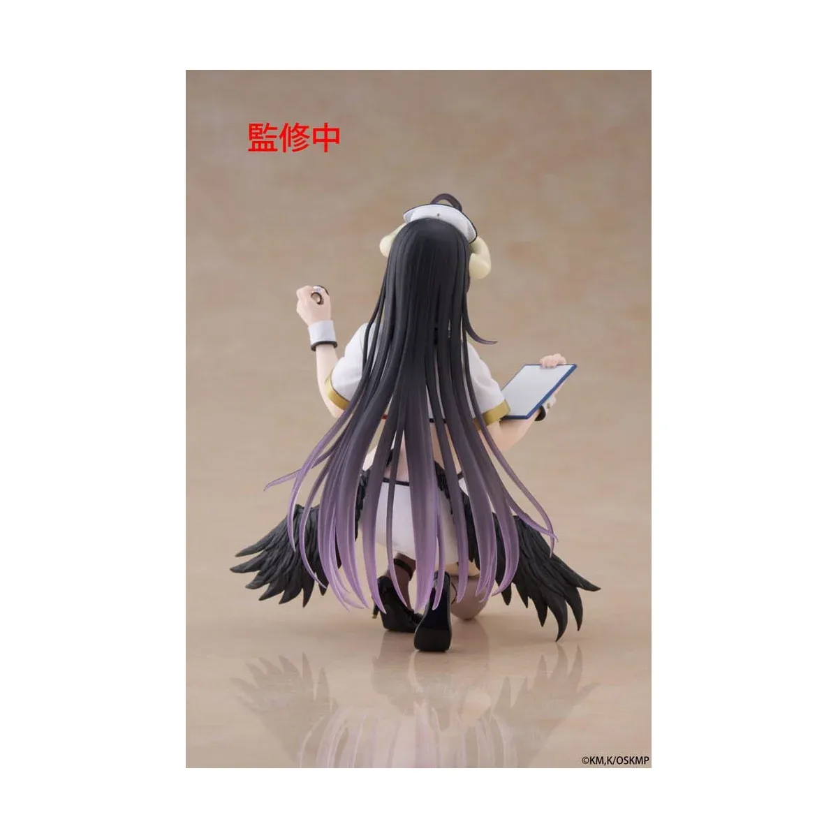 Аніме фігурка Альбедо (Albedo) Nurse Ver. Desktop Cute Taito — Повелитель (Overlord), 13 см 5