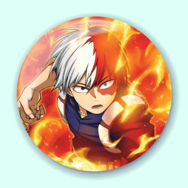 Аніме значок Моя геройська академія (My Hero Academia) 61, 56 мм, глянець