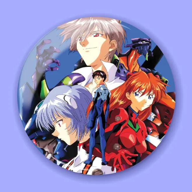 Аніме значок Єванґеліон (Evangelion) 18, 56 мм
