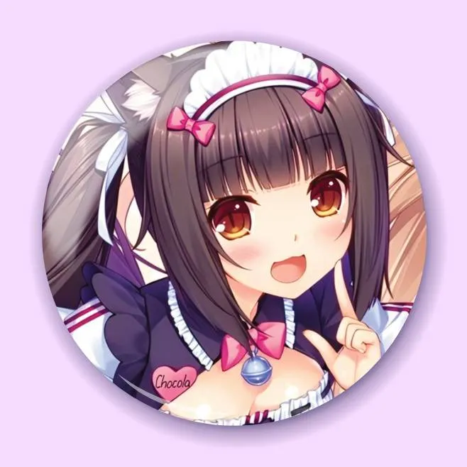 Аніме значок Котячий рай (Nekopara) 7, 56 мм
