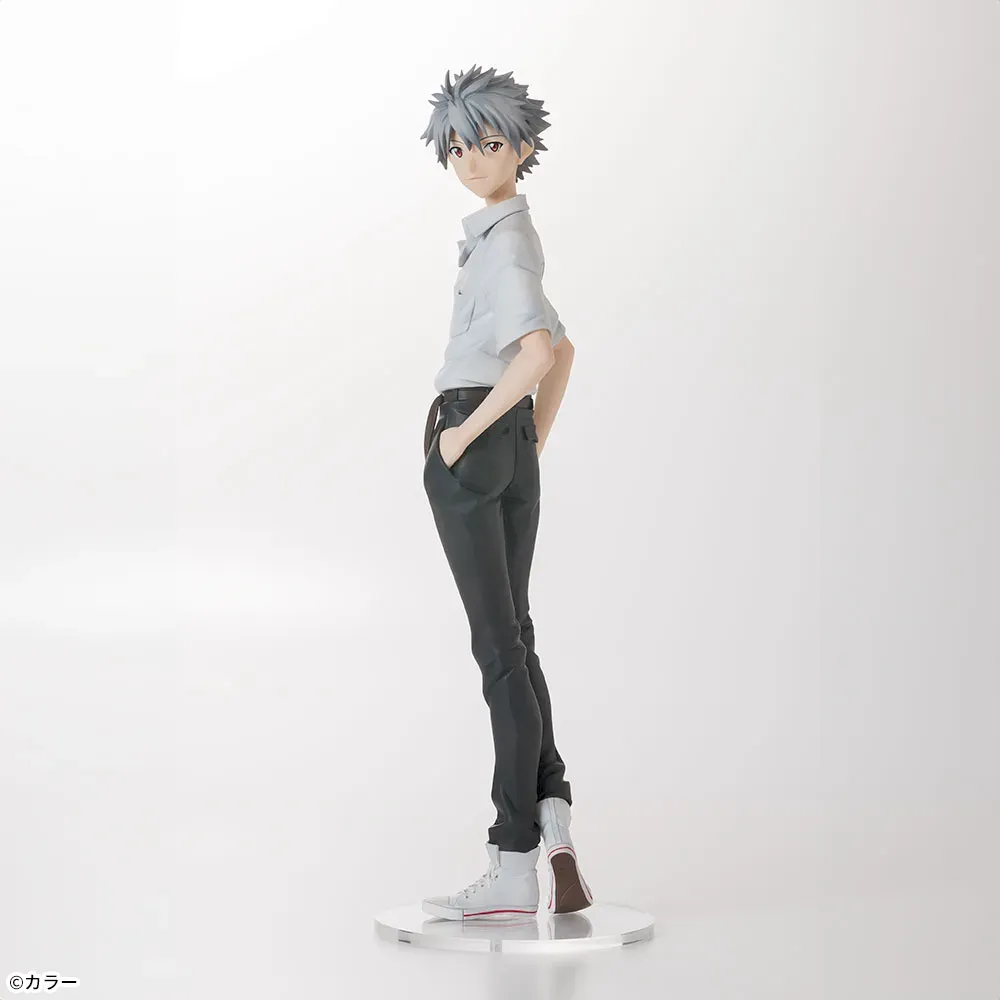 Аніме фігурка Кавору Наґіса (Kaworu Nagisa) School Uniform Ver. Sega — Єванґеліон (Evangelion), 22 см, статична, в коробці, оригінал, 2025 2