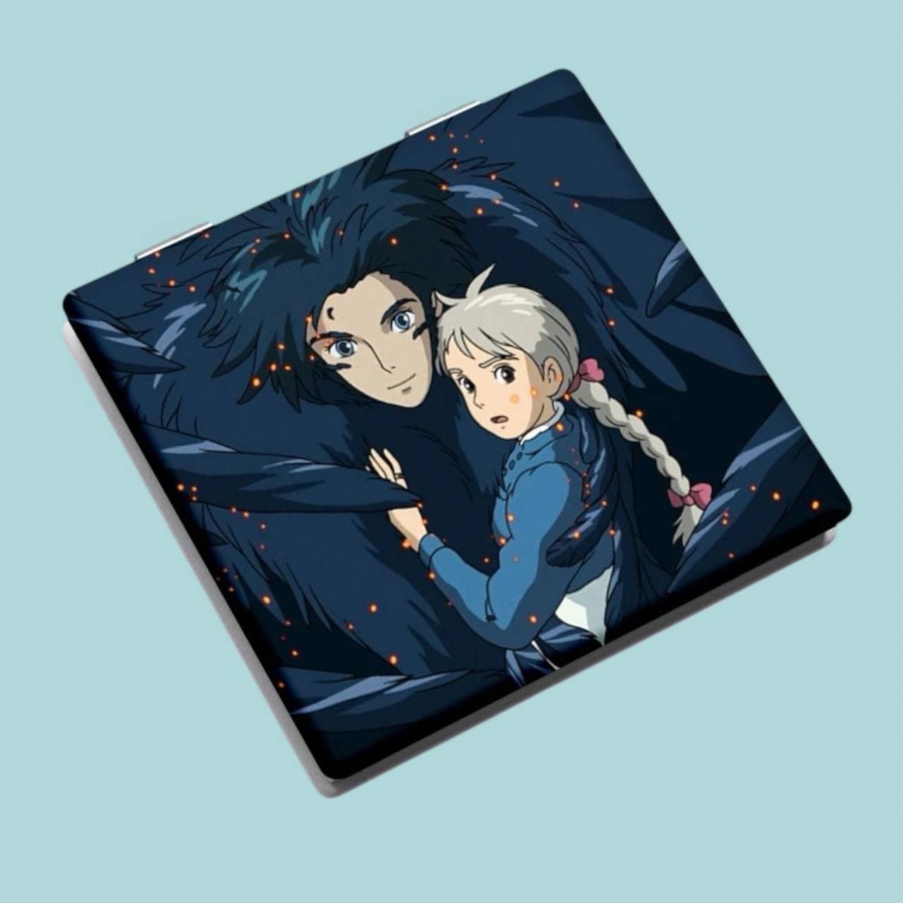 Аніме люстерко Мандрівний замок Хаула (Howl's Moving Castle), 7 см