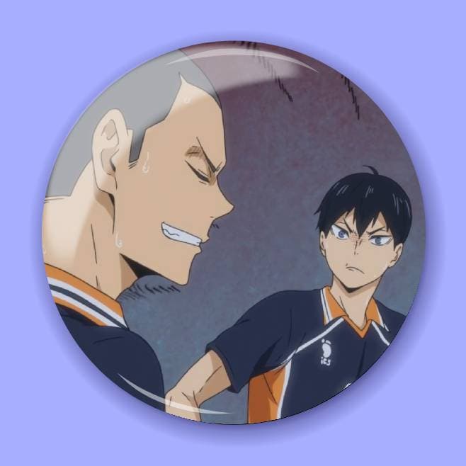 Аніме значок Волейбол (Haikyuu!!) 97, 56 мм, глянець