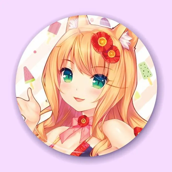 Аніме значок Котячий рай (Nekopara) 6, 56 мм