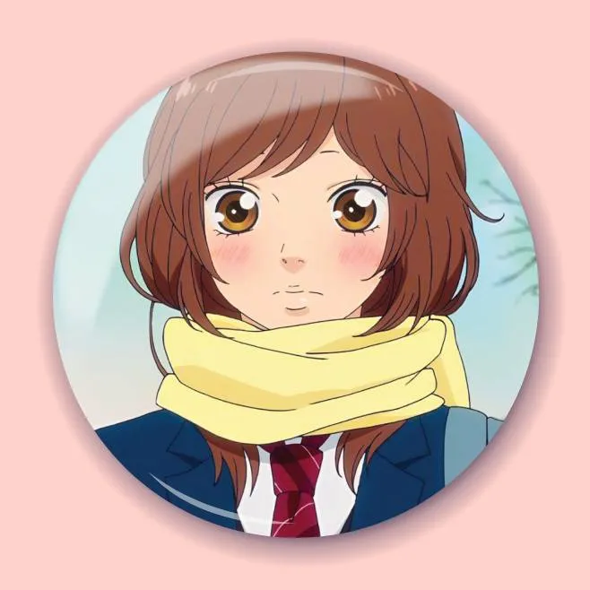 Аніме значок Шлях юності (Ao Haru Ride) 15, 56 мм
