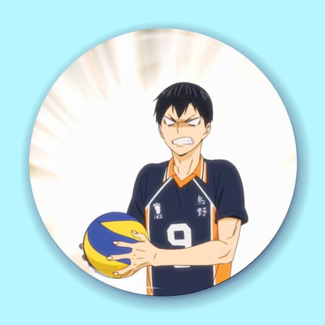Аніме значок Волейбол (Haikyuu!!) 67, 56 мм