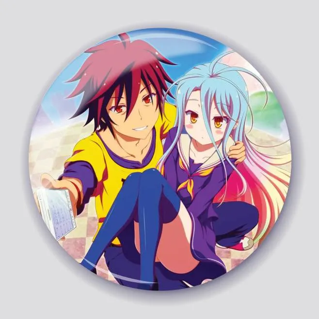 Аніме значок Без гри нема життя (No Game No Life) 9, 56 мм