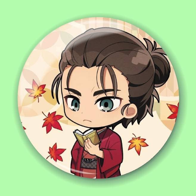 Аніме значок Атака титанів (Attack on Titan) 64, 56 мм, глянець