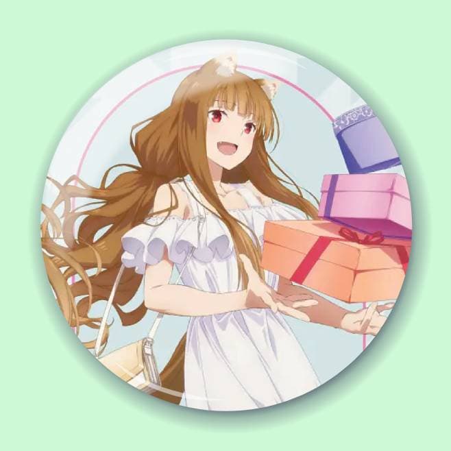 Аніме значок Вовчиця та спеції (Spice and Wolf) 11, 56 мм