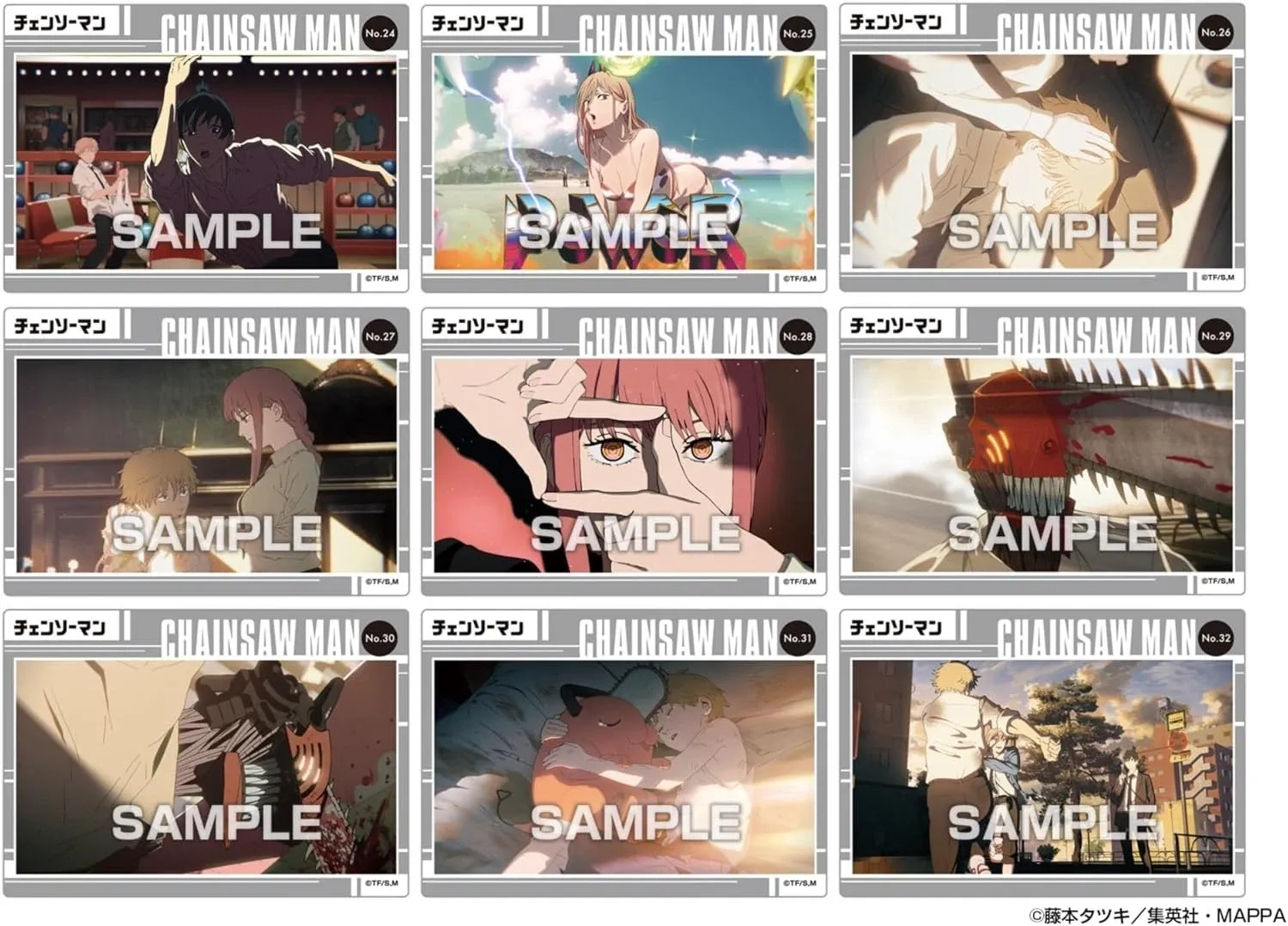 Аніме картки Людина-бензопила (Chainsaw Man) Clear Card Collection Ensky 5