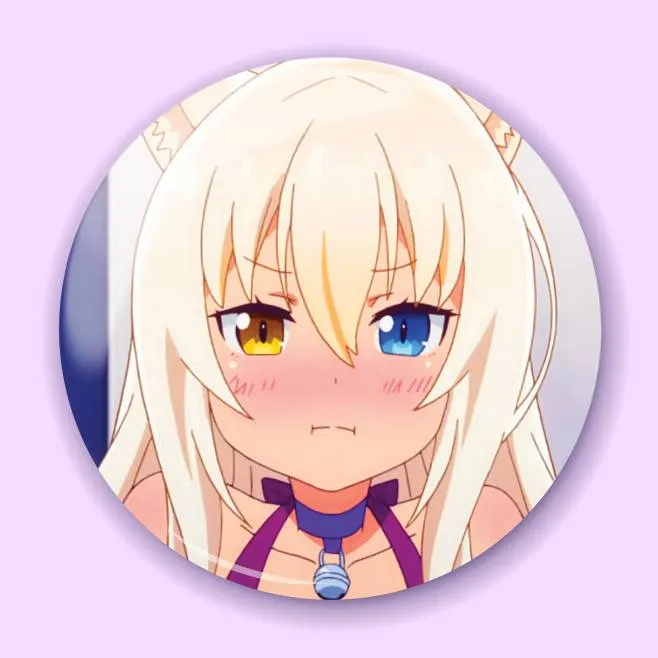 Аніме значок Котячий рай (Nekopara) 4, 56 мм